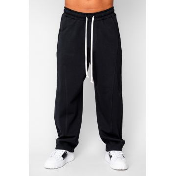 Pantaloni lungi Baloon Fit din 100% Bumbac - 400gr/mp Premium Edition Black 20241 - Negru