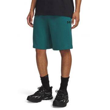 Pantaloni scurti din amestec de bumbac Rival - Verde feriga