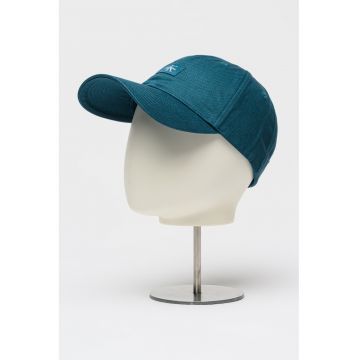 Sapca baseball de bumbac cu logo - Albastru petrol
