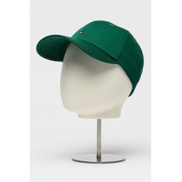 Sapca de bumbac organic Flag - Verde englez