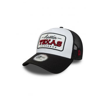 Sapca trucker cu aplicatie Texas 9Forty - Negru/Alb optic