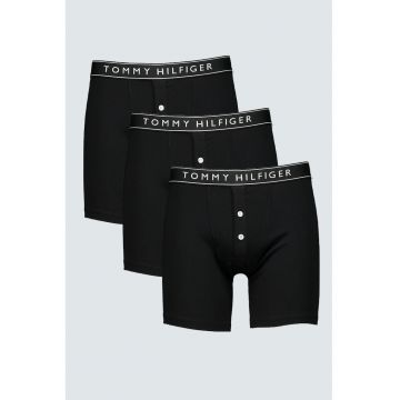 Set de boxeri Essential - 2 perechi - Negru/Alb murdar