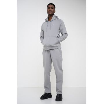 Trening cu gluga si talie elastica - Gri deschis