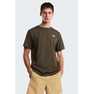 Tricou din bumbac cu logo Evolution - Verde masliniu