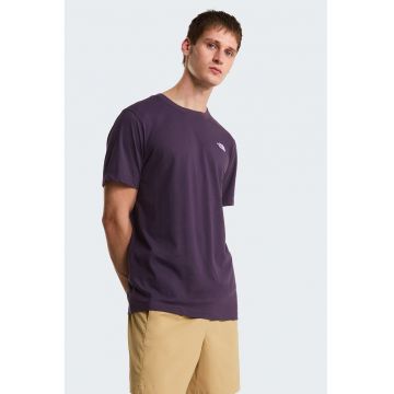 Tricou din bumbac cu logo Evolution - Violet