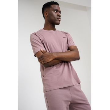 Tricou din bumbac Dero - Roz/Roz prafuit