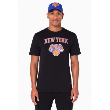 Tricou New York Knicks NBA - Negru/Portocaliu mandarina
