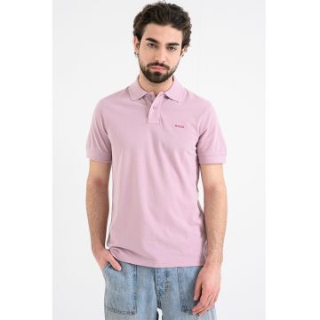 Tricou polo de bumbac pique Prime - Lila