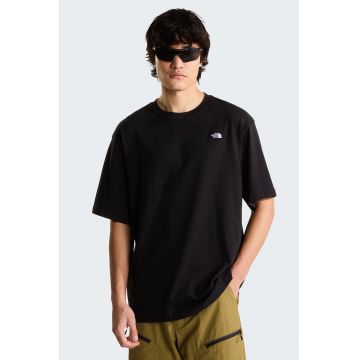 Tricou supradimensionat Essential Dome - Negru