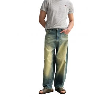 Blugi barbati -  bumbac - verde