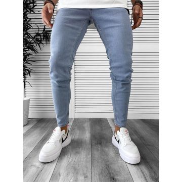 Blugi barbati conici albastri CU MIC DEFECT DEF8242  P20-4.2