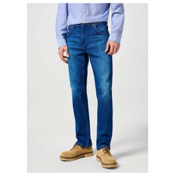 Blugi barbati -  Greensboro - bumbac - croiala dreapta - albastru -