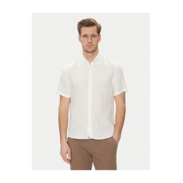 Camasa barbati  alb - bumbac