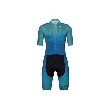 Costum ciclism barbati  Genio - Turcoaz/Albastru