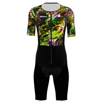 Costum triatlon barbati  Viper Zephyr X Ironman - Negru/Multicolor