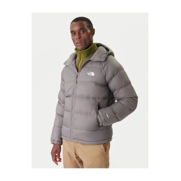 Geaca de puf barbati  gri - material usor