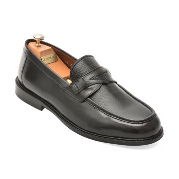Mocasini eleganti LE COLONEL negri, 73202, din piele naturala