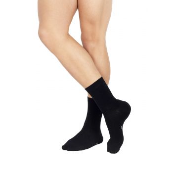 Șosete bărbați Pompea negre lungime 1/2 calzinocottluiner