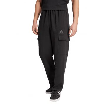 Pantaloni cargo de bumbac - Negru