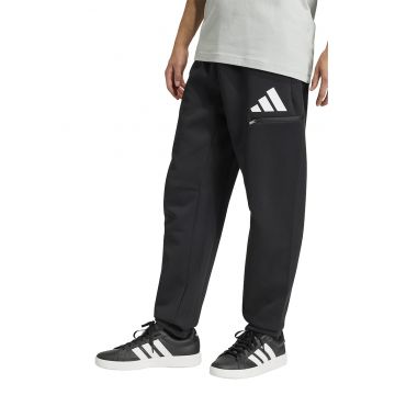 Pantaloni de trening cu logo - Negru