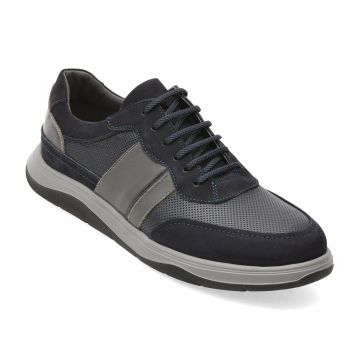 Pantofi sport OTTER bleumarin, 60742, din piele naturala