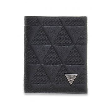 Portcart din piele Torino - Negru stins