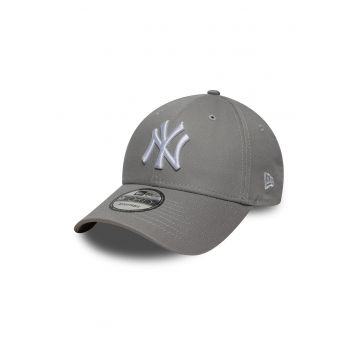 Sapca baseball cu aplicatie laterala 9Forty NY Yankees - Gri inchis