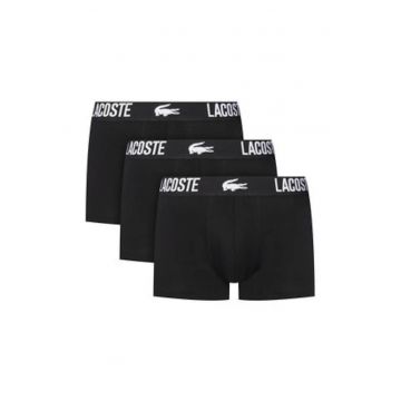 Set 3 perechi boxeri Barbati -  Negru - bumbac-elastan