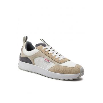 Tenisi barbati  alb/bej - textil