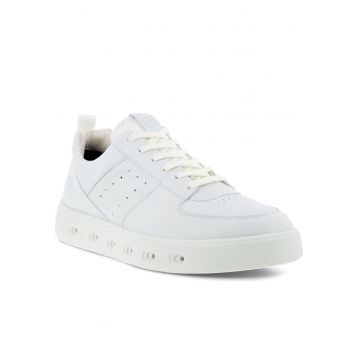 Tenisi barbati  Piele naturala - alb - Alb