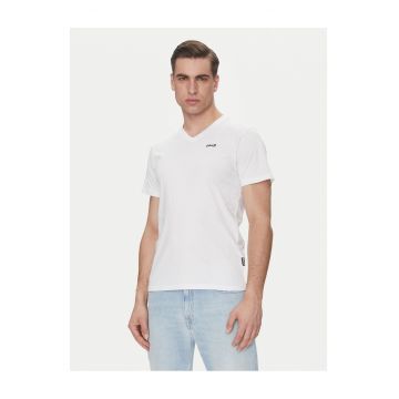 Tricou barbati  alb - din bumbac