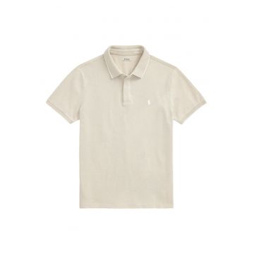 Tricou barbati  bej - bumbac -