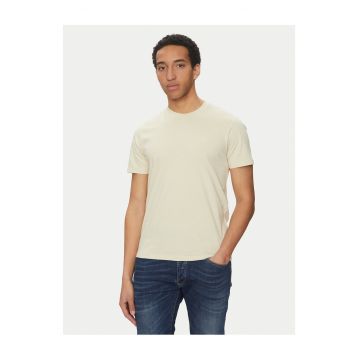 Tricou barbati  bej - bumbac