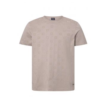 Tricou barbati  bej - bumbac