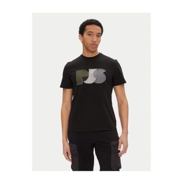 Tricou barbati  negru - bumbac