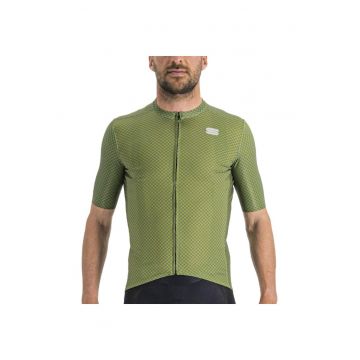 Tricou ciclism barbati  Checkmate - Verde