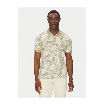 Tricou polo barbati  verde - bumbac -