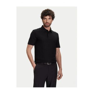 Tricou polo  pentru barbati - negru - bumbac - stil polo