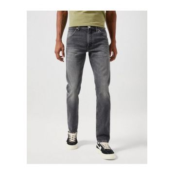 Blugi Barbati -  11MWZ - Slim Fit - Talie Medie - 5 Buzunare - Fermoar - Lungi - Bumbac - Gri - Gri