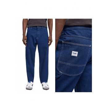 Blugi Barbati -  Carpenter - Loose Fit - Talie Medie - 5 Buzunare - Fermoar - Lungi - Bumbac - W31-L34 US - Albastru
