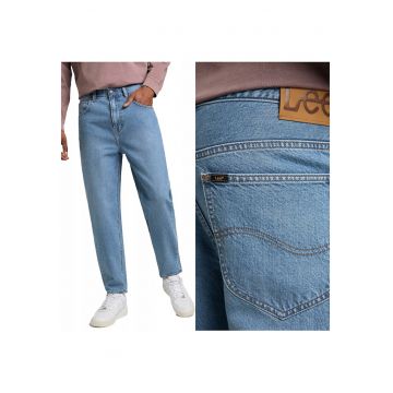 Blugi Barbati -  Easton - Loose Fit - Talie Medie - 5 Buzunare - Fermoar - Lungi - Bumbac - W29-L34 US - Albastru