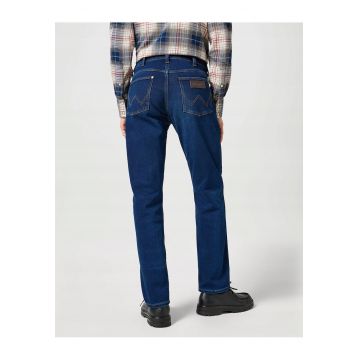 Blugi Barbati -  Greensboro - Straight Fit - Talie Medie - 5 Buzunare - Fermoar - Lungi - Bumbac - W32-L36 US - Albastru