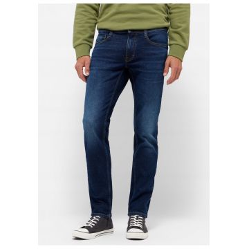 Blugi Barbati -  Oregon Slim - Slim Fit - Talie Joasa - 5 Buzunare - Fermoar - Lungi - Bumbac - W32-L34 US - Albastru