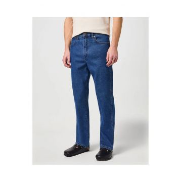 Blugi Barbati -  Redding - Loose Fit - Talie Medie - 5 Buzunare - Fermoar - Lungi - Bumbac - W36-L32 US - Albastru