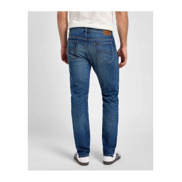 Blugi Barbati -  Rider - Slim Fit - Talie Medie - 5 Buzunare - Fermoar - Lungi - Bumbac - Albastru