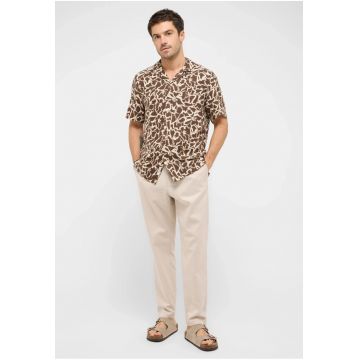 Blugi Barbati -  Style Milano Jogger - Straight Fit - Talie Joasa - 5 Buzunare - Fermoar - Lungi - Bumbac - W32-L32 US - Alb