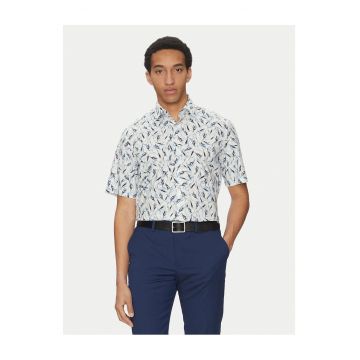 Camasa barbati  albastru/ alb