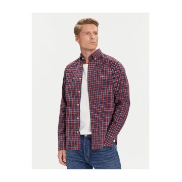 Camasa barbati  visiniu - bumbac -