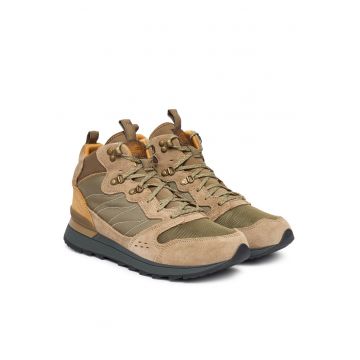 Ghete barbati  Drab Alpine 83 - piele naturala - Maro