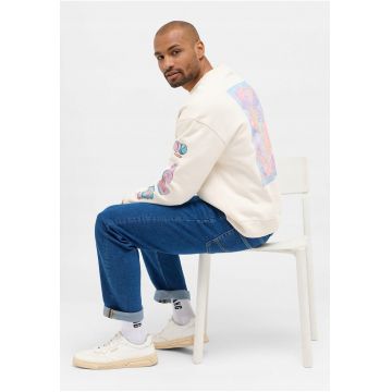 Hanorac Barbati -  Auburn - Regular Fit - Decolteu Rotund - Fara Buzunare - Maneci Lungi - Bumbac - Fara Inchidere - Bej - Bej